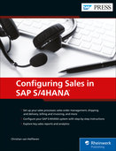 Cover of Configuring Sales in SAP S/4HANA