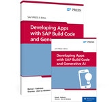 Cover von Developing Apps with SAP Build Code and Generative AI