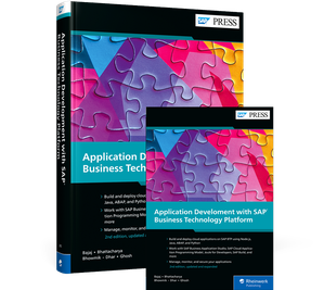 Cover von Application Development with SAP Business Technology Platform
