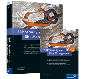 Cover von SAP Security and Risk Management