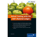 Cover of Actual Costing with the SAP Material Ledger