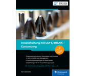 Cover von Instandhaltung mit SAP S/4HANA – Customizing