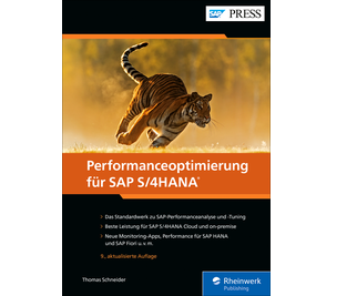 Cover von Performanceoptimierung für SAP S/4HANA