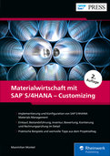Cover von Materialwirtschaft mit SAP S/4HANA – Customizing
