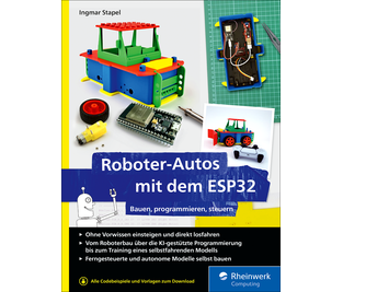 Cover von Roboter-Autos mit dem ESP32