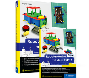 Cover von Roboter-Autos mit dem ESP32