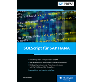 Cover von SQLScript für SAP HANA