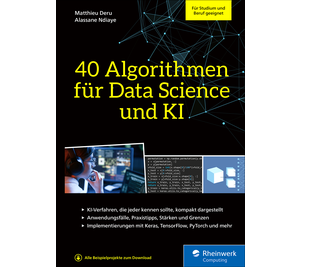 Cover von 40 Algorithmen für Data Science und KI