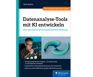 Cover von Datenanalyse-Tools mit KI entwickeln