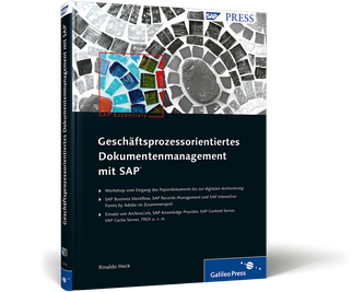 Cover von Geschäftsprozessorientiertes Dokumentenmanagement mit SAP