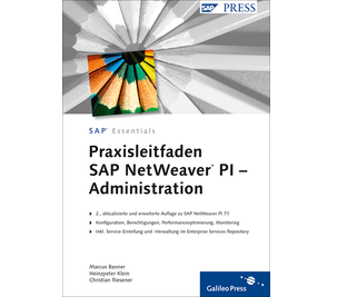 Cover von Praxisleitfaden SAP NetWeaver PI – Administration