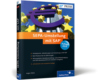Cover von SEPA-Umstellung mit SAP