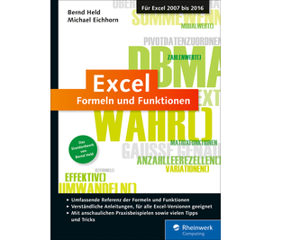 Cover von Excel – Formeln und Funktionen
