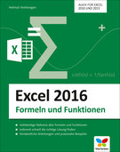 Cover von Excel 2016 – Formeln und Funktionen