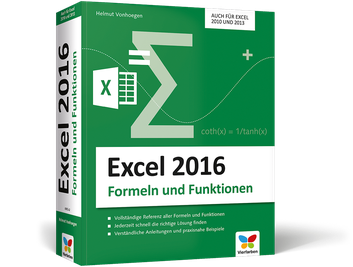 Cover von Excel 2016 – Formeln und Funktionen