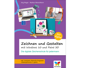 Cover von Zeichnen und gestalten mit Windows 10 und Paint 3D