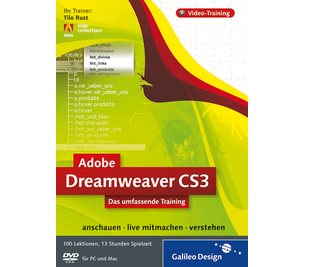 Cover von Adobe Dreamweaver CS3