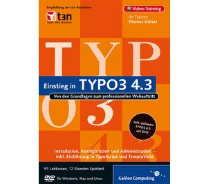 Cover von Einstieg in TYPO3 4.3