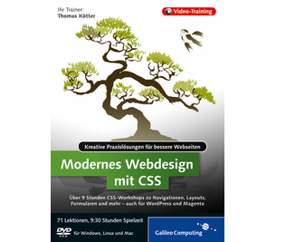 Cover von Modernes Webdesign mit CSS