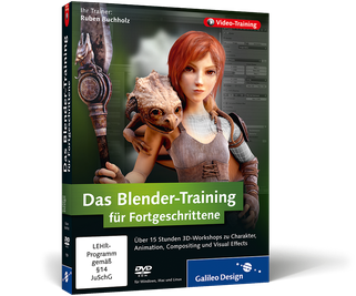 Cover von Das Blender-Training für Fortgeschrittene