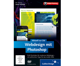 Cover von Webdesign mit Photoshop