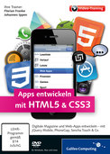 Cover von Apps entwickeln mit HTML5 & CSS3