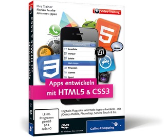 Cover von Apps entwickeln mit HTML5 & CSS3