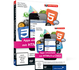 Cover von Apps entwickeln mit HTML5 & CSS3