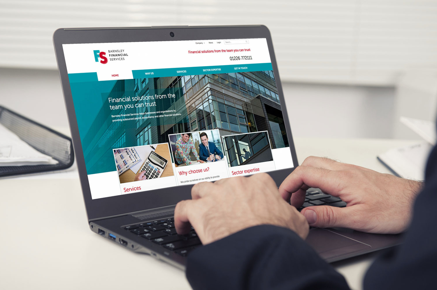 Barnsley Financial Service web design
