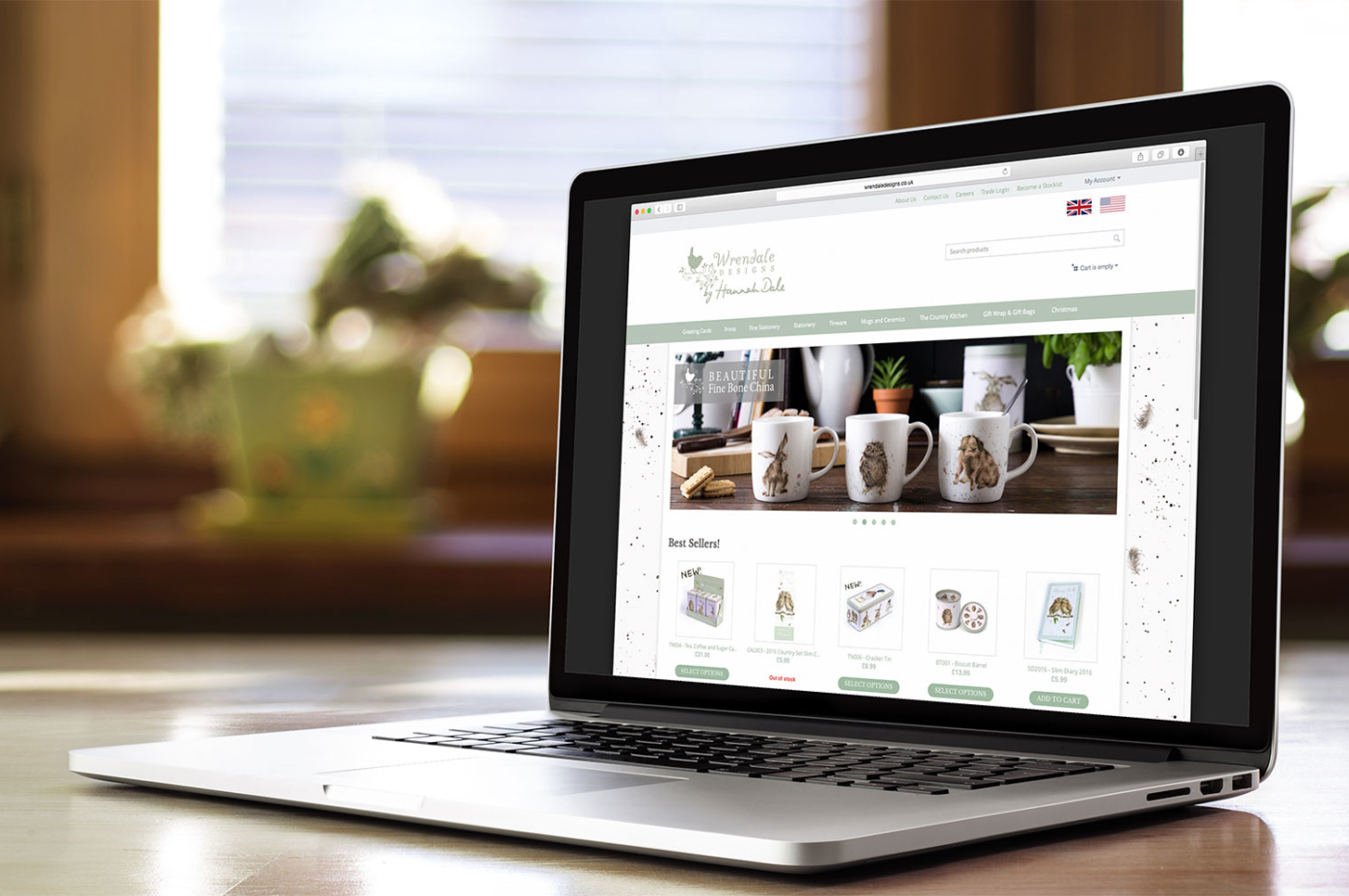 Wrendale e-commerce website