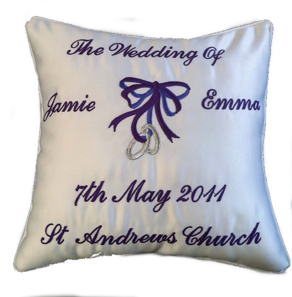 Personalised Wedding Cushion Personalised Gifts