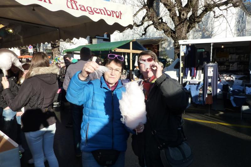 Zuckerwatte Markt Ilanz