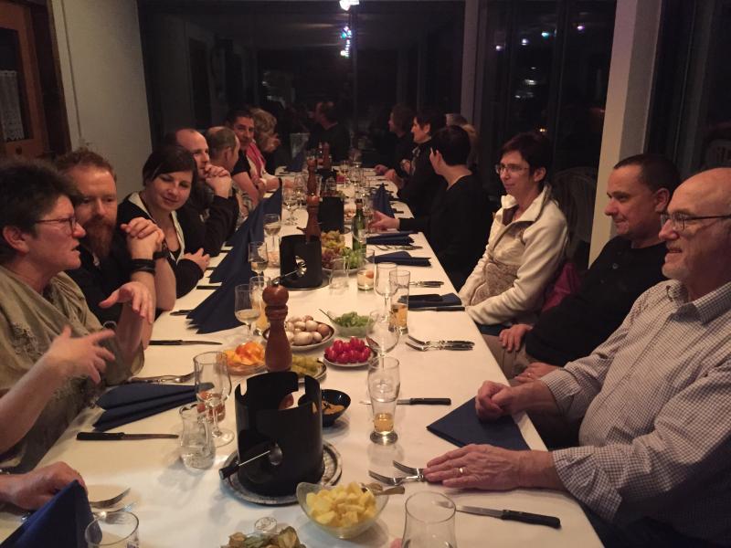 DInner am Abend bei SIlvia