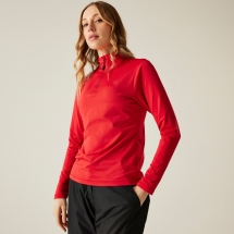Dare 2b Women's Lowline II Lightweight Core Stretch Midlayer "True Red"