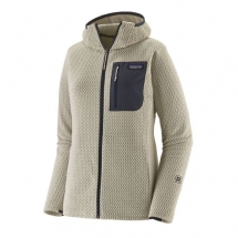 Patagonia W's R1® Air Fleece Full-Zip Hoody "White"