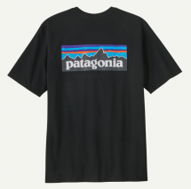 Patagonia Men's P-6 Logo Responsibili-Tee® "Black"