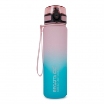 Regatta 0.6 Litre Tritan Flip Lid Bottle "Pink Turquoise"