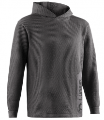 Lurbel Wave Hoodie "Gris Hielo/Negro"