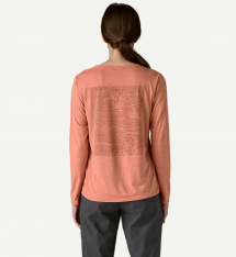 Patagonia Women's Long-Sleeved Capilene® Cool Daily Graphic Shirt "Chouniard"