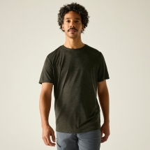 Regatta Men's Fingal Edition Marl T-Shirt "Dark Khaki Green"