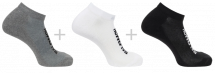 Salomon Everyday Low 3-Pack black/white
