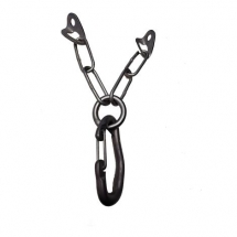 Vertical Evolution Reunion para Rapel/Doble Infinity ø12mm Inox 316L Mosquetón