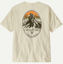 Patagonia Men's Chouinard® Crest Pocket Responsibili-Tee® "Birch White"