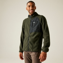 Regatta Men's Frankie Borg Full Zip Fleece "Dark Khaki"