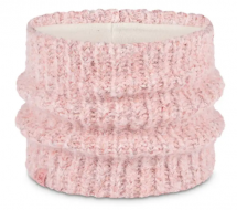 Buff Knitted & Fleece Band Neckwarmer "Dalia Pink"