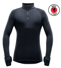 Devold Expedition Merino 235 Z.Neck Man "Black"