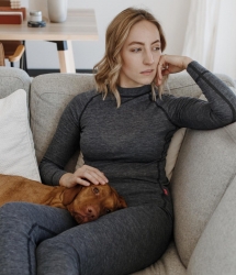 Thermowave Women’s Merino Warm Active Thermal LS Shirt "Ink Melange"