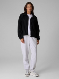 4F Women's Loose Fleece With Stand-Up Collar ¨Black¨