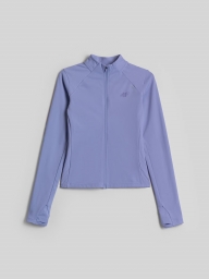 4F Women's Slim Quick-Drying Yoga Sweatshirt ¨Blue¨