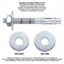 Index Parabolt Zincado M12x90 Ø12